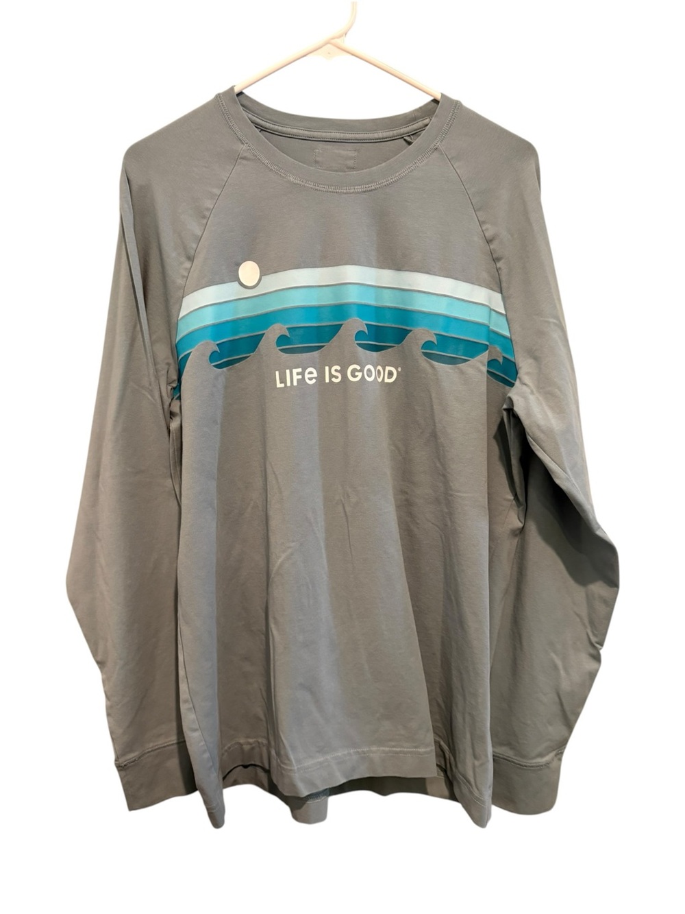 Life is Good Men’s Crusher-Flex Ocean T-Shirt.  Size M